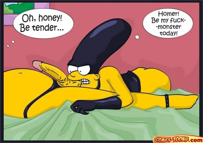 Hot BDSM Night In Simpsons Family 6