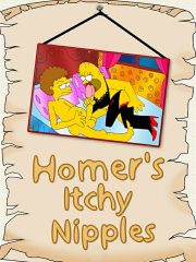 Homer’s Itchy Nipples – Art by DrawnSex