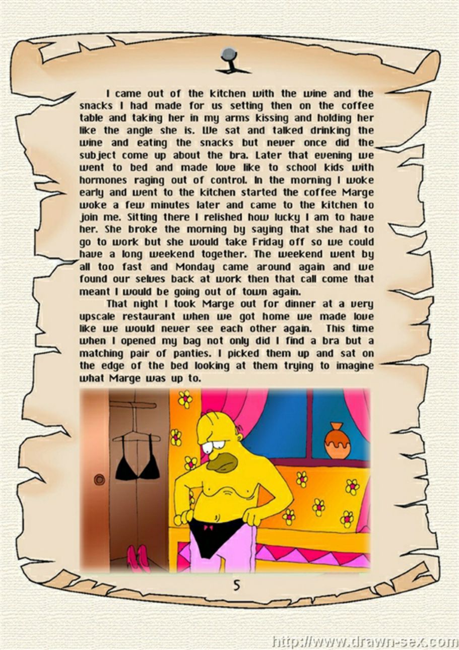 Homer's Itchy Nipples - Art by DrawnSex 6