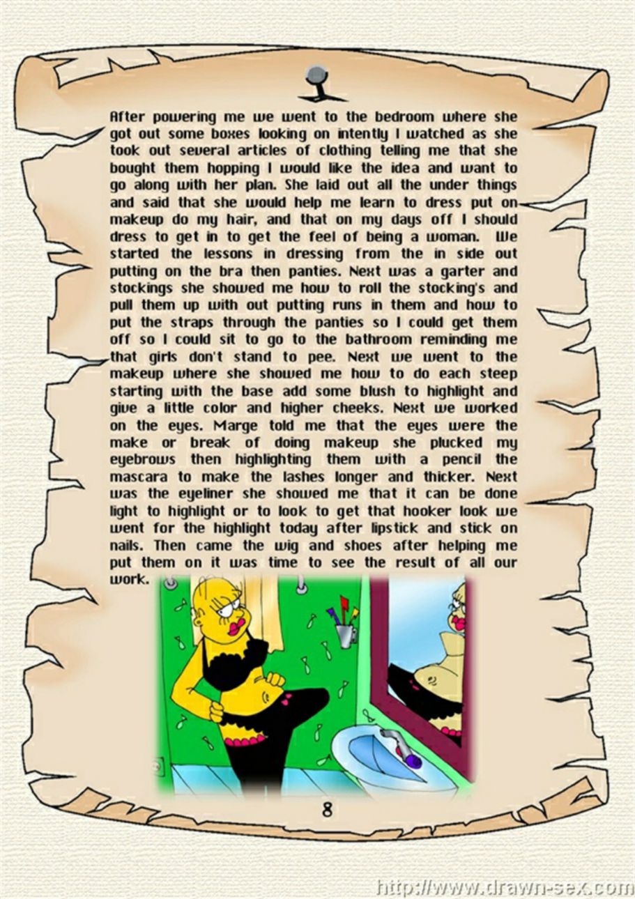 Homer's Itchy Nipples - Art by DrawnSex 9